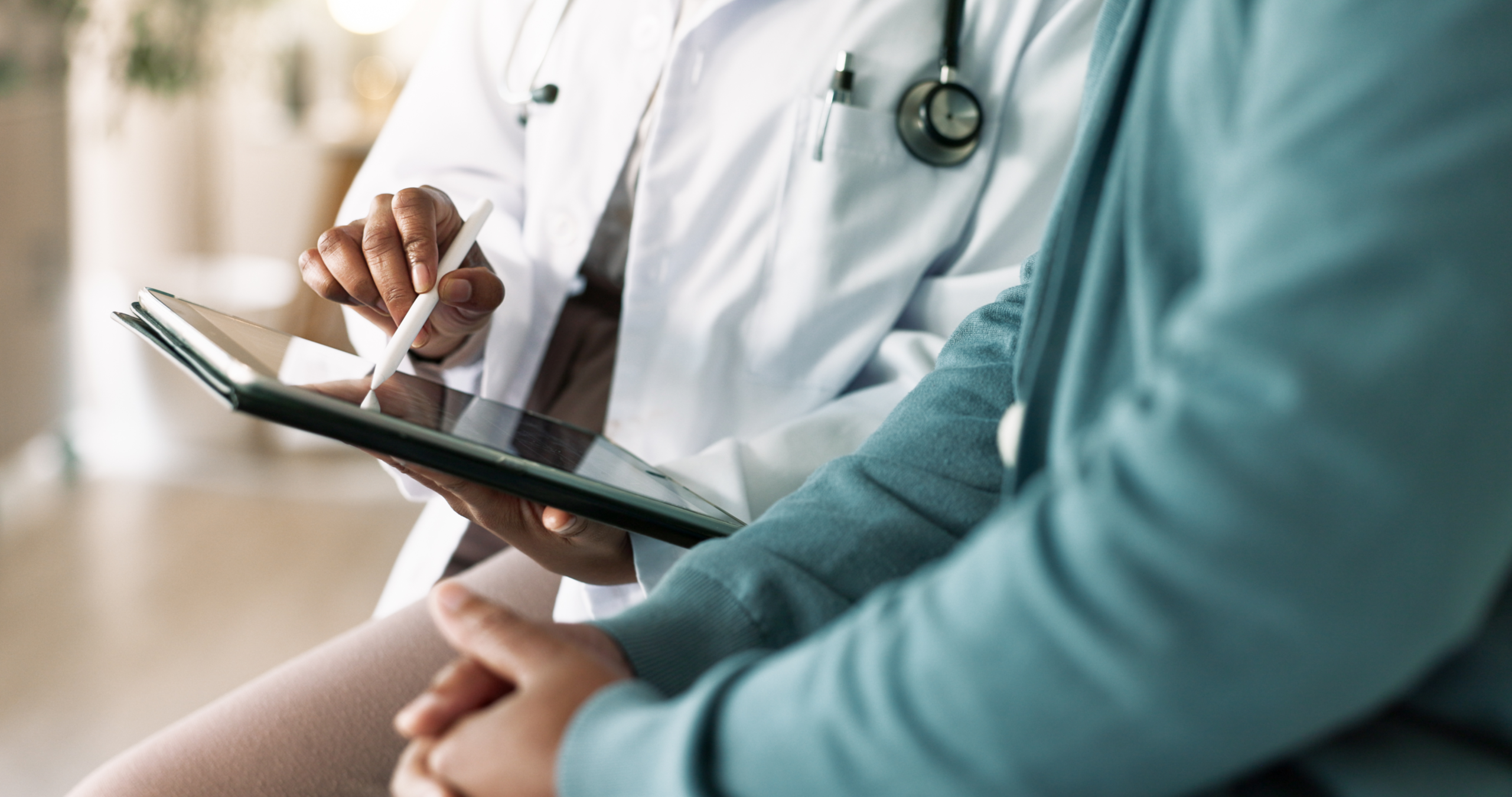 Patient accessing healthcare information